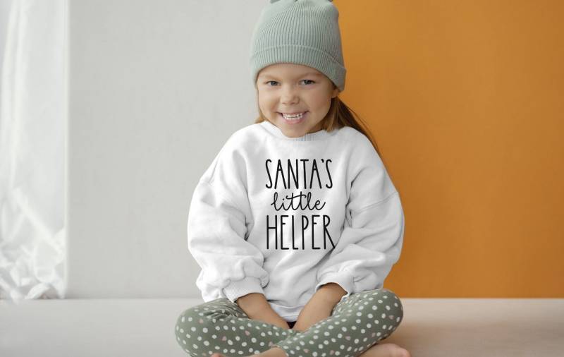 Kinder Weihnachtspullover, Christmas Sweater, Weihnachtsgeschenk, Weihnachtsoutfit, Weihnachtspullover Kinder, Santas Helper von upcreativ