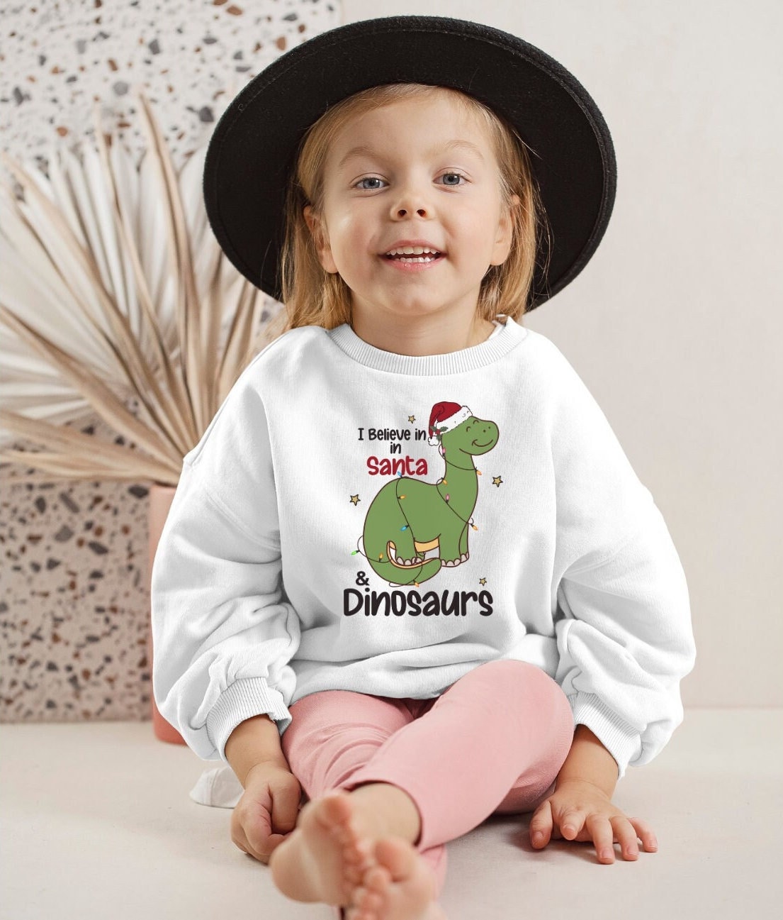 Kinder Weihnachtspullover - Dino Pullover Weihnachtsoutfit Weihnachtsgeschenk Weihnachtspulli Unisex von upcreativ