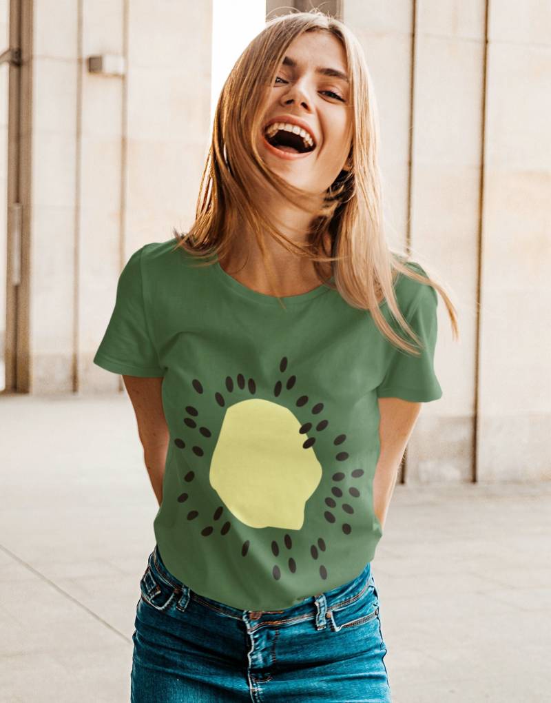 Kiwi Tshirt - Verkleidung Fasching Thema Party Shirt Karneval Kostüm Damen von upcreativ