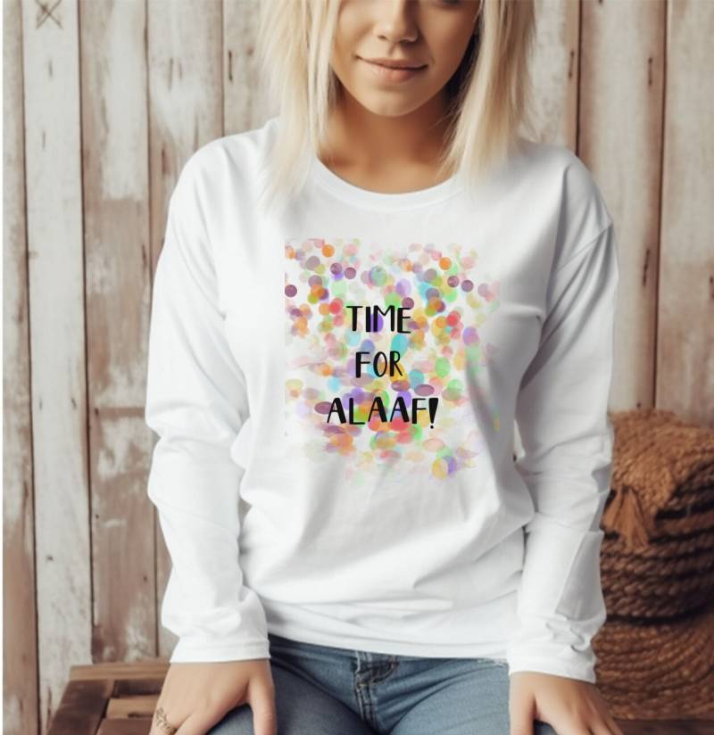 Unisex Langarm Shirt Alaaf - Karneval Kostüm Erwachsene Faschingskostüm Fasching Long Sleeve Verkleidung von upcreativ