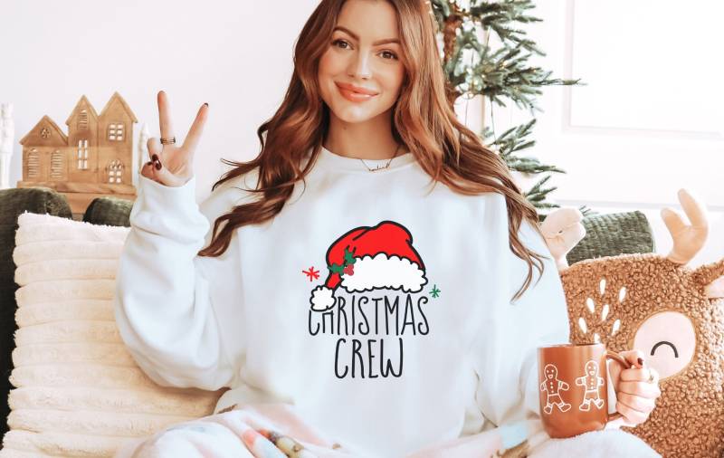 Weihnachtspullover - Christmas Sweater Clothing Weinachts Sweatshirt Cottagecore-style Weihnachtspulli Crew von upcreativ