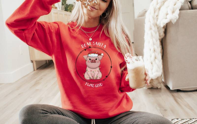 Weihnachtspullover - Christmas Sweater Clothing Weinachts Sweatshirt Cottagecore-style Weihnachtspulli Winter von upcreativ