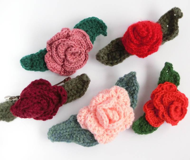 Haarspange Häkelrose Geschenk Für Valentinstag Romantisch Häkel Rose Haarspange Häkelrose Geschenk Für Valentinstag Romantisch Häkel Rose von upcyclingwelt