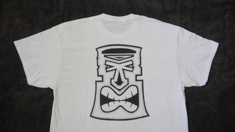 Tiki-Kopf-T-Shirt, Tiki-T-Shirt, Hawaii-T-Shirt Tiki-Kopf-T-Shirt, Tiki-T-Shirt, Hawaii-T-Shirt von uplatetshirts