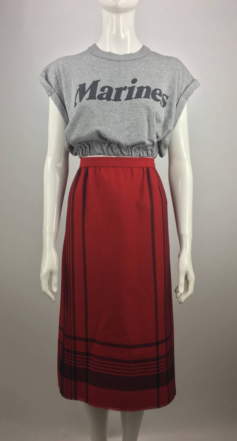 1960Er Jahre Karierter Wollrock - Les Tisserands Madowaska Weavers Size 10 1960Er Jahre Karierter Wollrock - Les Tisserands Madowaska Weavers Size 10 von urbancowgirlchic