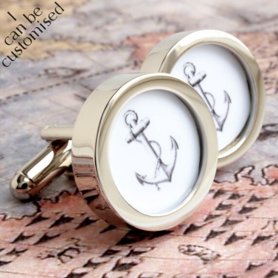 Vintage Anker Manschettenknöpfe Nautisch Und Seetauglich Pc577 von urbaneye