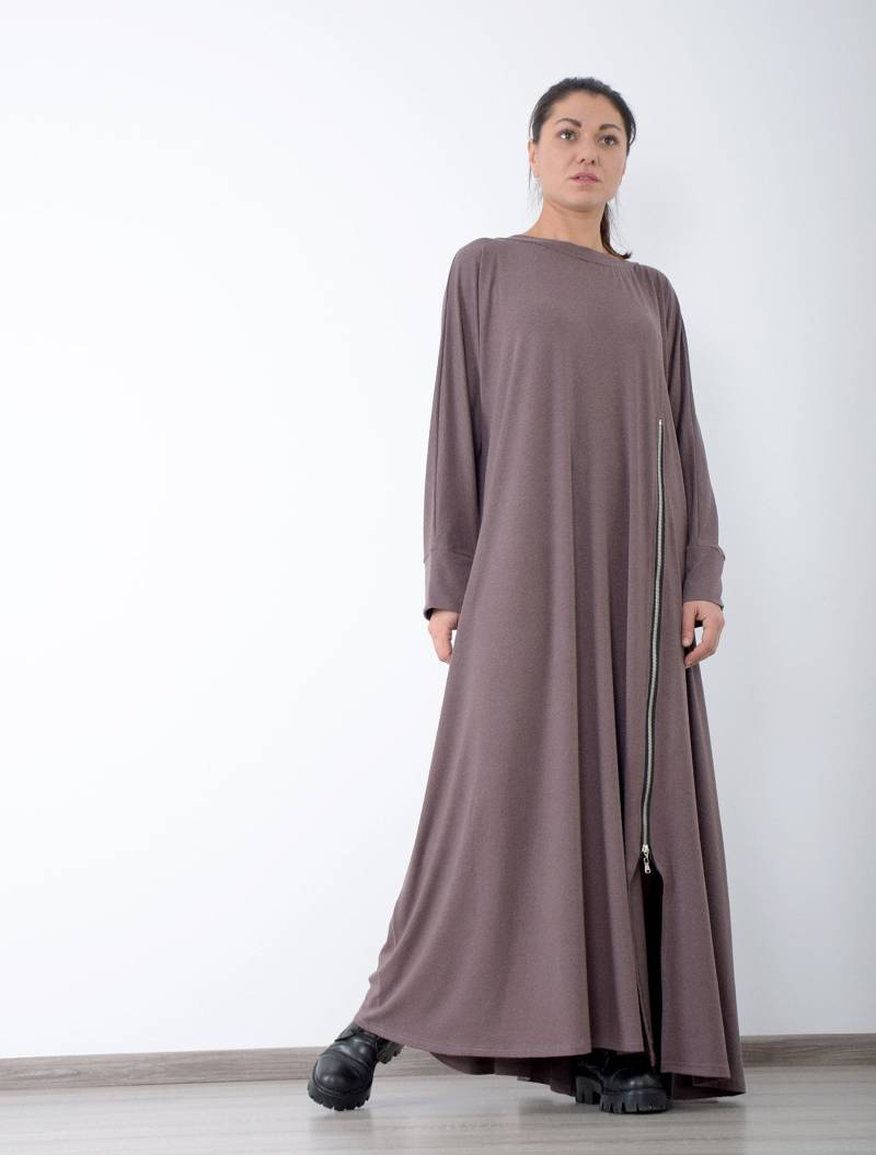 Langes Kleid, Langärmeliges Maxikleid, Maßkleid, Bequemes Jerseykleid, Kleid in Übergröße, Lockeres Um264Avl Langes Kleid, Langärmeliges Maxikleid, Maßkleid, Bequemes Jerseykleid, Kleid in Übergröße, Lockeres Um264Avl von urbanmood