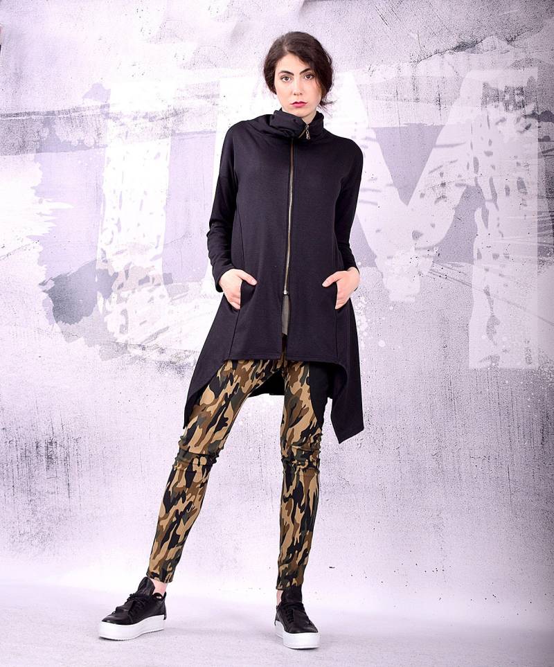 Sweatshirt, Schwarzer Mantel, Pullover, Jacke, Schwarzes Casual Schwarze Sportbekleidung By Urbanmood - Um-160-Pu Sweatshirt, Schwarzer Mantel, Pullover, Jacke, Schwarzes Casual Schwarze Sportbekleidung By Urbanmood - Um-160-Pu von urbanmood