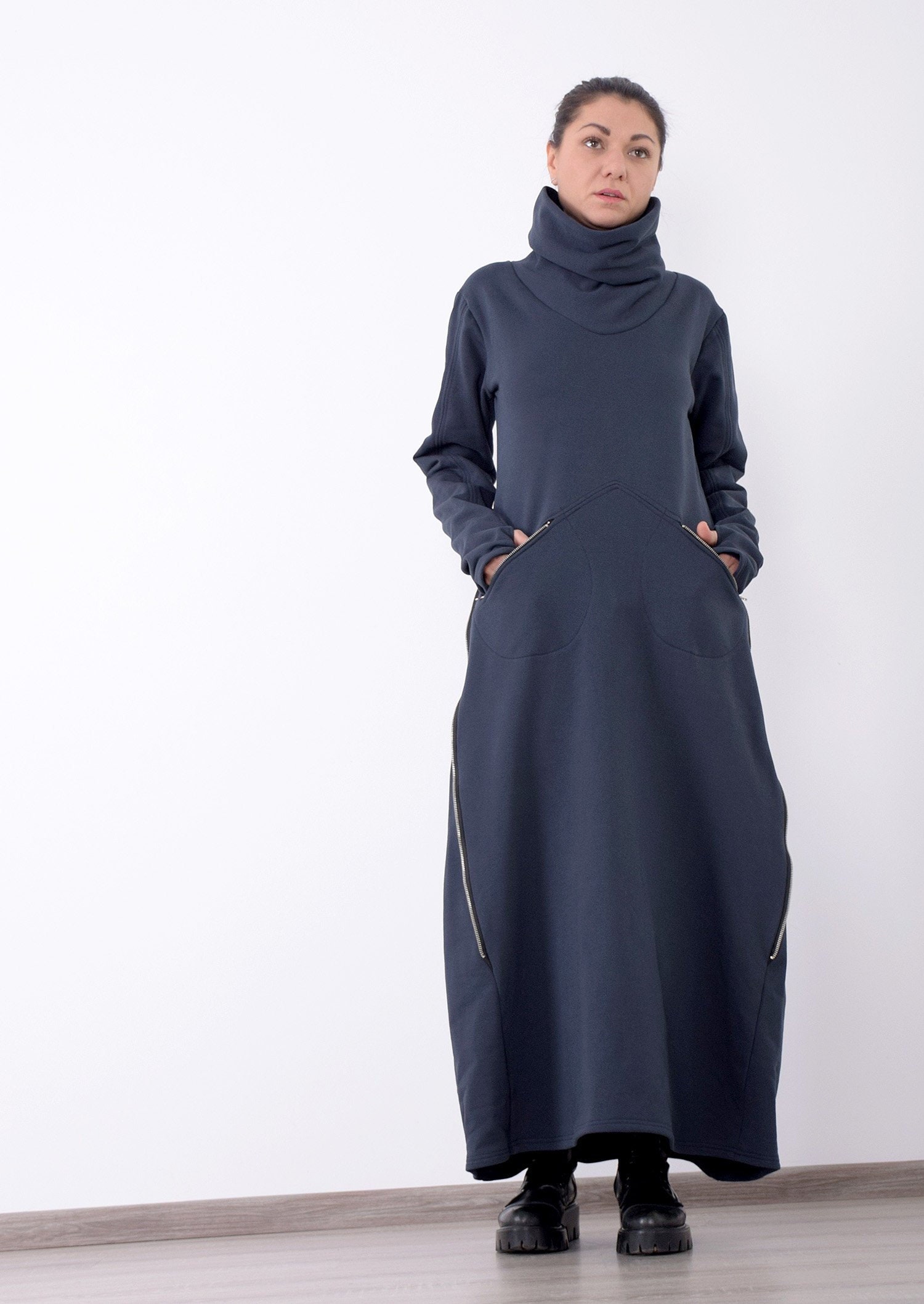 Sweatshirt Kleid, Dickes Winter Warmes Kleid Mit Ärmeln, Extra Langes Sweatshirt, Großem Kragen, Maßanfertigung Um258Qc Sweatshirt Kleid, Dickes Winter Warmes Kleid Mit Ärmeln, Extra Langes Sweatshirt, Großem Kragen, Maßanfertigung Um258Qc von urbanmood