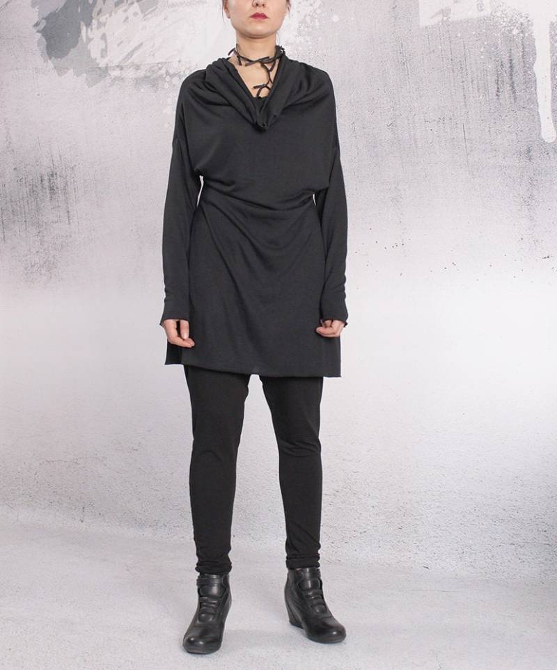 Tunika, Weiße Tunika Wende Top, Weites Kleid, Weit Fallende Oversized Tshirt By Urbanmood - Fp-Nevi-Pt von urbanmood