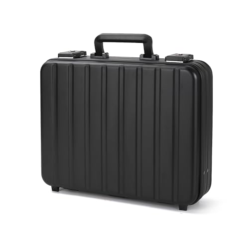 urecimy Aluminium 14 Zoll Laptop Aktentasche Hartschalenkoffer TSA Kombination Schloss Flightcase Abnehmbarer Schaumschmuck und Uhr tragbare Tragetasche von urecimy