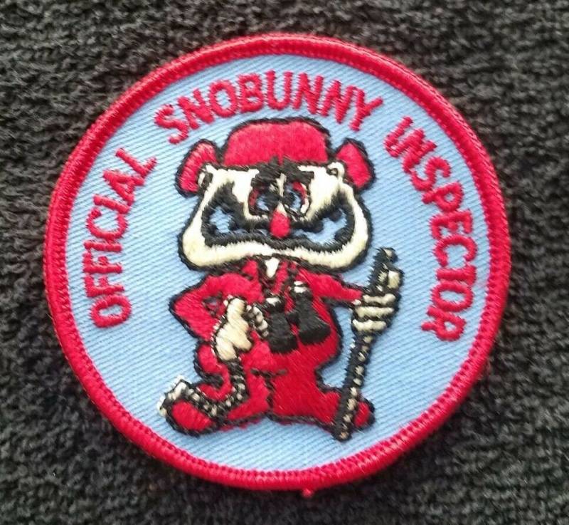 Offizieller Snobunny Inspektor - Vintage 70Er Jahre Snowmobile Racing Humor Lustige Jacke Novelty Collectors Patch von usMILITARYPATCHcom