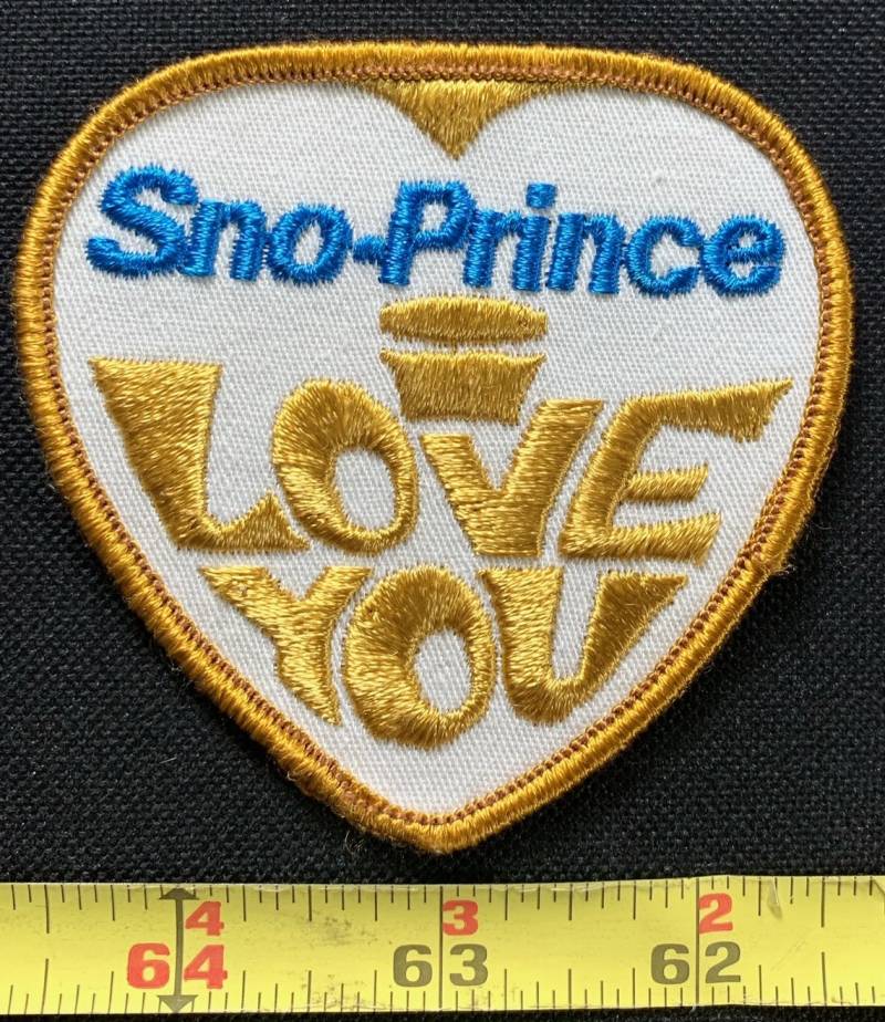 Vintage Sno-Prince Schneemobil Aufnäher/Patch von usMILITARYPATCHcom