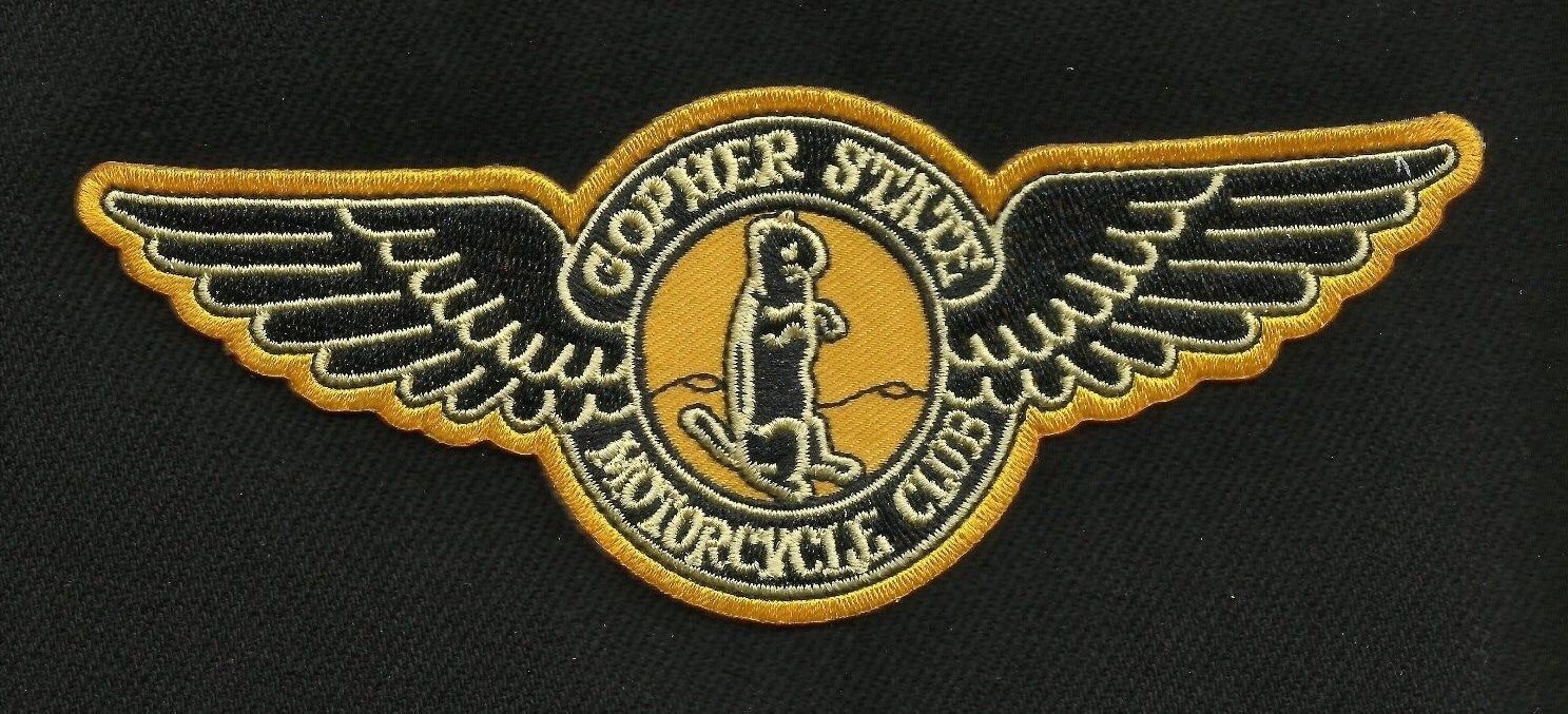Vintage Style Circa 1945 - 60S Repro Gopher State Biker Aufnäher von usMILITARYPATCHcom