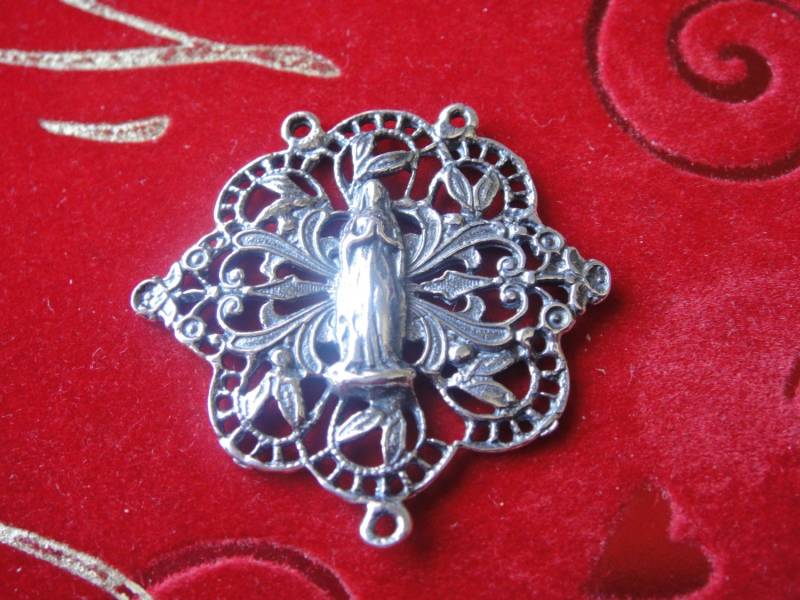 925 Sterling Silber Große Jungfrau Maria Anhänger Stecker , , Maria, Stecker, Großer Silberstecker, Rosenkranz 925 Sterling Silber Große Jungfrau Maria Anhänger Stecker , , Maria, Stecker, Großer Silberstecker, Rosenkranz von usaw