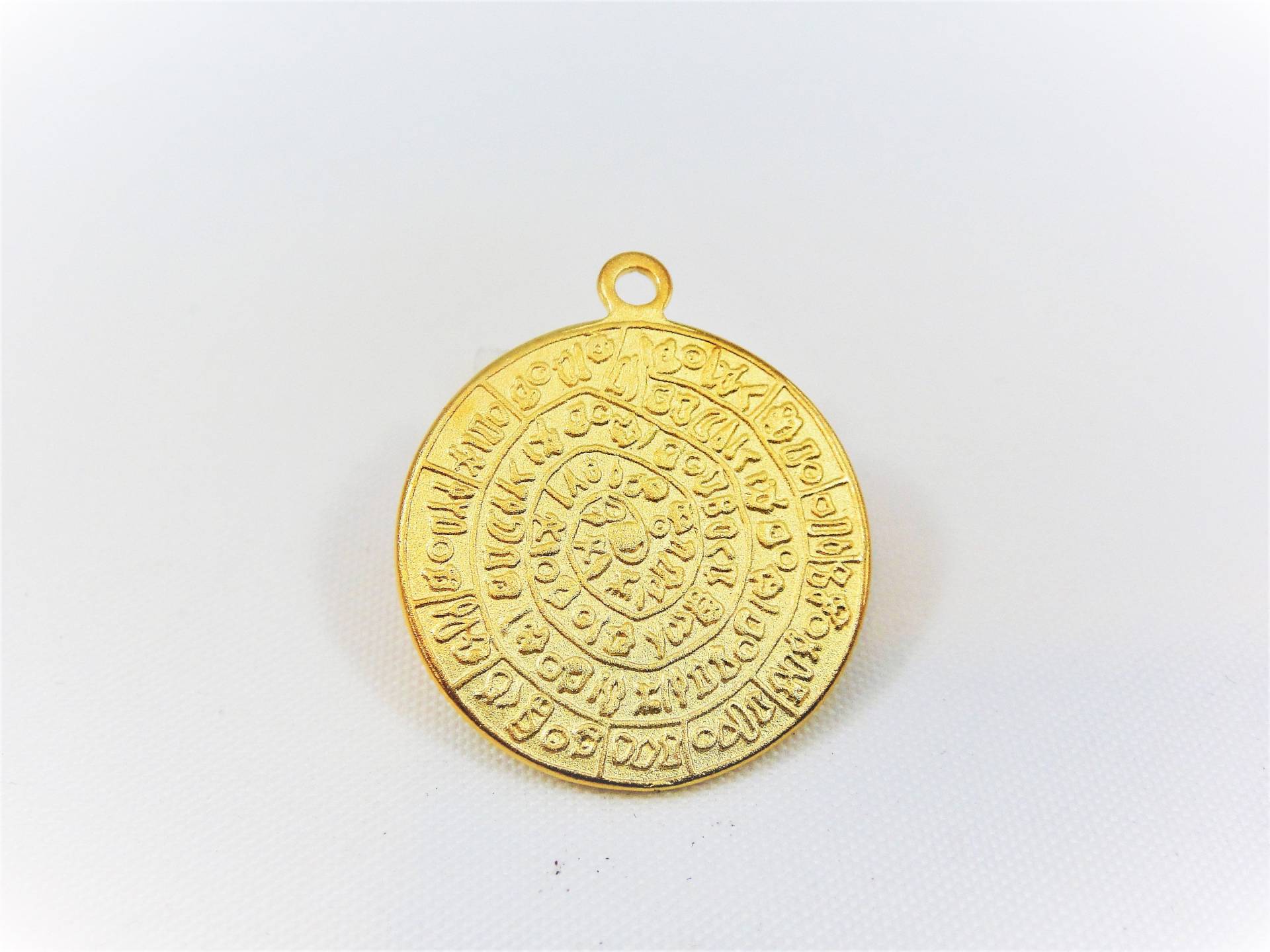 Vermeil, 18K Gold Über 925 Sterling Silber Münzanhänger, Vermeil-Münzenmedaillon, Matte Goldmünze, Goldmünzenscheibe, Disc Vermeil, 18K Gold Über 925 Sterling Silber Münzanhänger, Vermeil-Münzenmedaillon, Matte Goldmünze, Goldmünzenscheibe, Disc von usaw