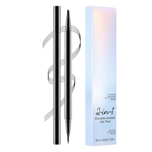 usefulbeauty Flüssiger Augenbrauenstift, Augenbrauenstift – 2-in-1 Augenbrauen-Füllstift mit 4 Tipps | Körperpflegebedarf, tragbares Make-up-Zubehör für die von usefulbeauty