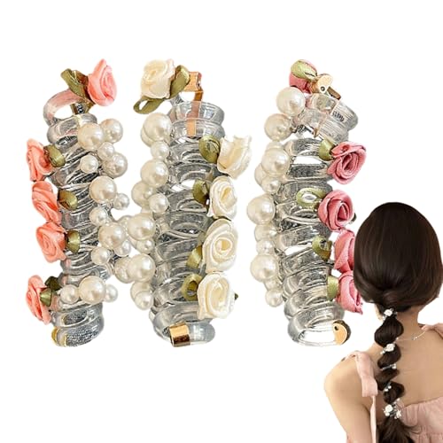 usefulbeauty Haargummis | Spiralkordel Haargummis - Pferdeschwanz Halter für Kinder Mädchen Jugendliche Sport Alltag Schule von usefulbeauty