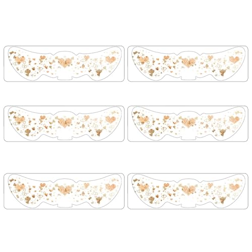 usefulbeauty Make-up-Patches für das Gesicht, Make-up-Patches,Speckles Patches Wasserfest - Face Speckles Patches für Frauen, Set mit 6 festlichen Make-up-Aufklebern, temporären Gesichtsaufklebern von usefulbeauty