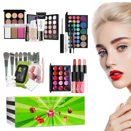 usefulbeauty Reise-Make-up-Set, Mehrzweck-Beauty-Kosmetik-Set | Kosmetik-Beauty-Set | Mehrzweck-Make-up-Starterpaket für Erwachsene, Männer, Frauen, Make-up-Künstler, Kosmetikerinnen von usefulbeauty