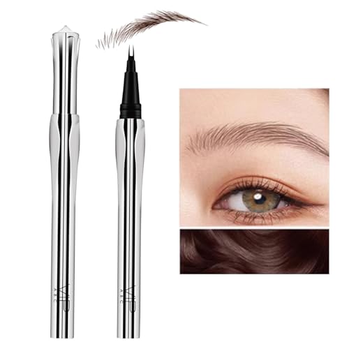 usefulbeauty Wasserfester Augenbrauenstift, dünner Augenbrauenstift - Definierender Bleistift-Augenbrauenstift - Augenbrauenstift wasserfest, Brow Pen Eyebrow Liner 2 Tip, langlebige Augenbrauenstifte von usefulbeauty