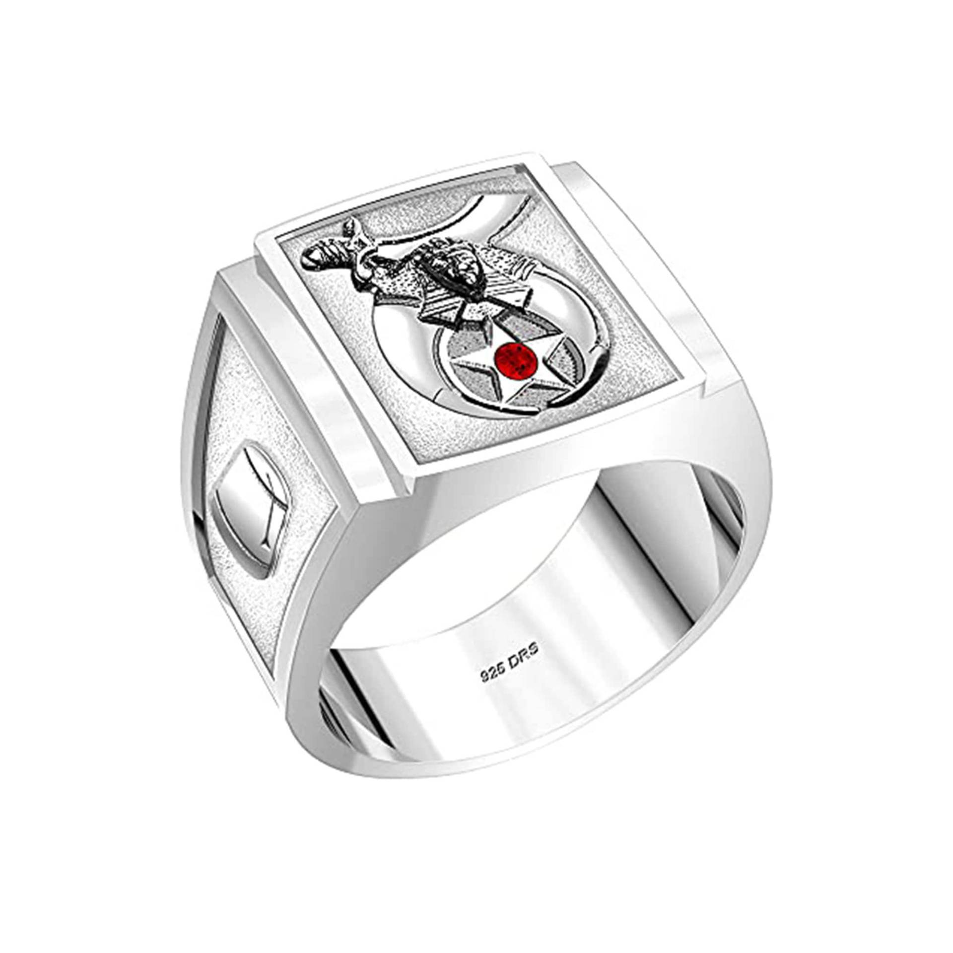 Us Jewels Masonic Herren 925 Sterling Silber Mit 10K Oder 14K Gelbgold Schreiner Ring von usjewelsandgems