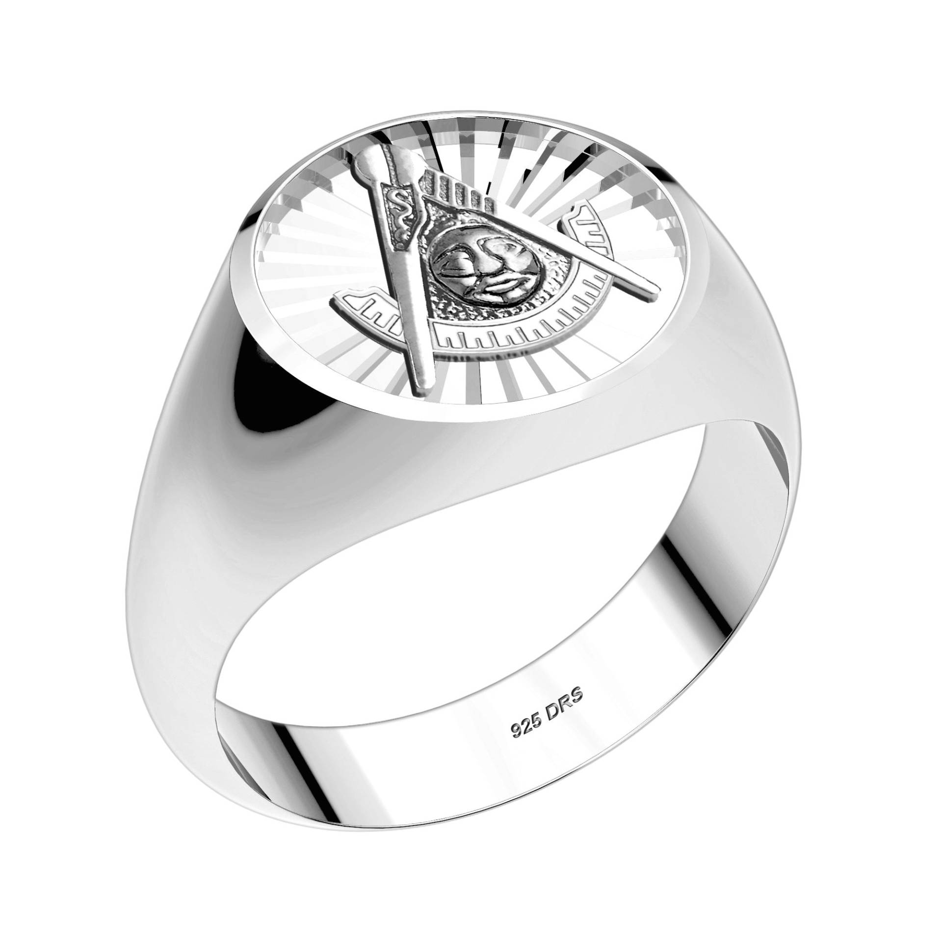 Us Jewels Masonic Individualisierbar Herren 925 Sterling Silber Past Master Ring von usjewelsandgems