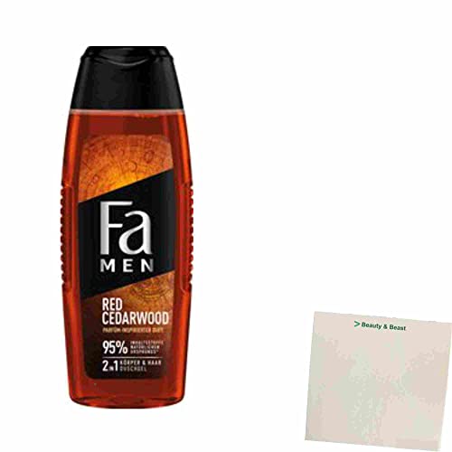 Fa Men Duschgel Red Cedarwood 2in1 (250ml Flasche) + usy Block von usy