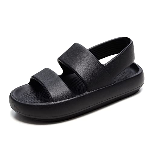 utune Cloud Sandalen für Damen Herren Casual Open Toe Cloud Slide Sandalen Weiche Dicke Sohle Rutschfeste Outdoor Unisex Sommer Sandale von utune