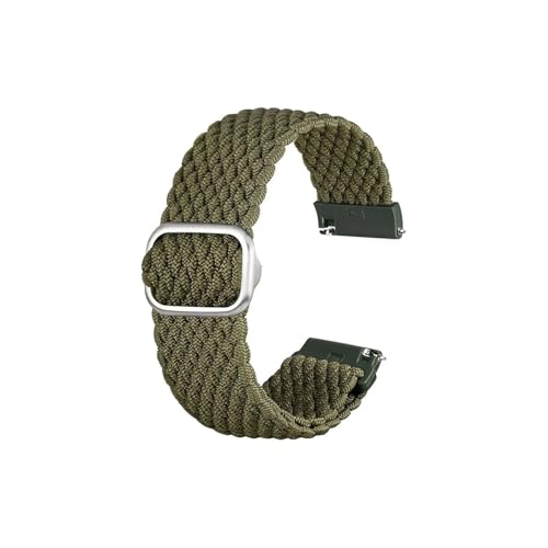 uvireo Nylon-Uhrenarmband, Solo Loop, 18 mm, 20 mm, 22 mm, 24 mm(Green,20mm) von uvireo