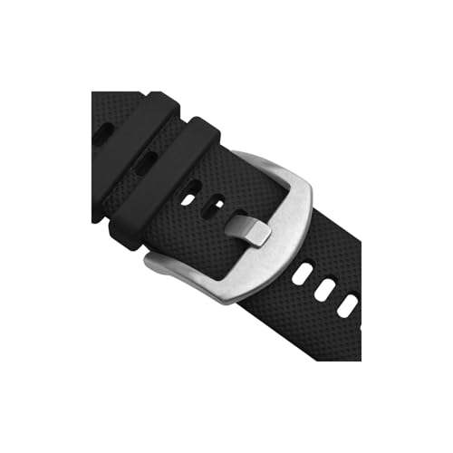 uvireo Sportliches Silikon-Uhrenarmband. Wasserdicht und waschbar.(Black,19mm) von uvireo