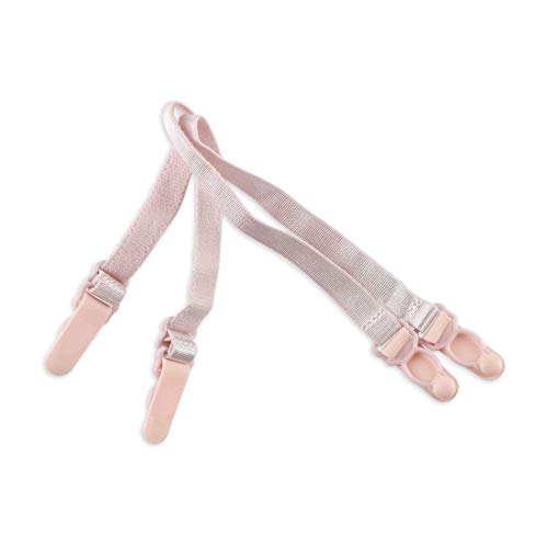 sourcing map Rutschfest Verstellbar BH Gürtel Klemme Trägerhalter Elastisch für Damen Rosa-2 von uxcell