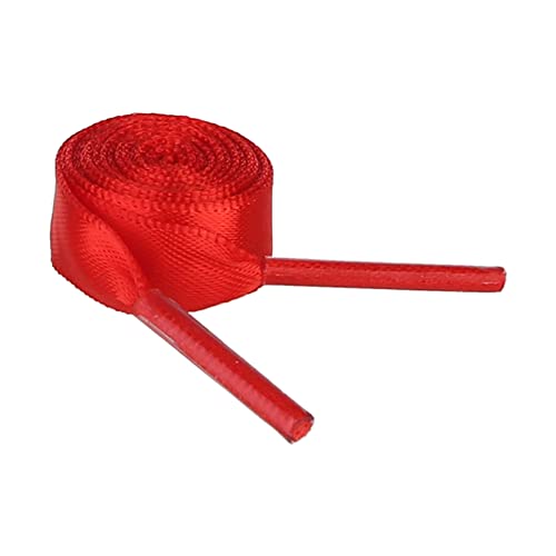 uxcell Damen Seide Flachem Band Selbermachen Shoelaces Schnürsenkel Rot 80cm von uxcell