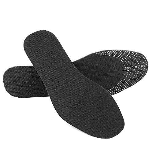 uxcell Herren Dämpfung Absorbieren Dauerhaft Athletisch Einlegesohle Schwarz 2 Paare 43 EU von uxcell