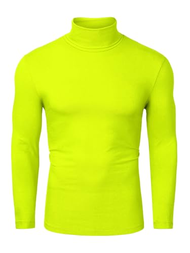 uxcell Herren Rollkragen Top Slim Fit Langarm Pullover Mock Turtle Neck Shirt - - 52 von uxcell