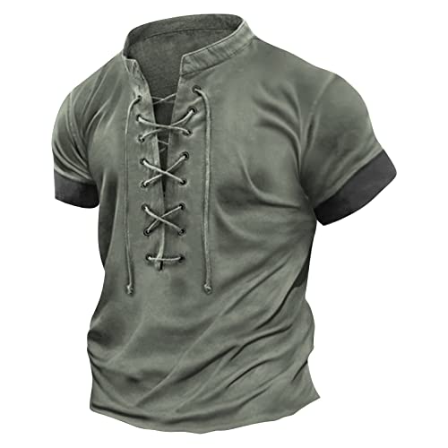 uxxnjfg Herren Vintage Steampunk Poloshirt Vintage Mittelalter Kleid König Renaissance Dämon Kurzarm Kleid Halloweenkostüme Männer Herren Relaxo Böse Kleidung Fasching Outfit Cosplay Armeegrün 4XL uxxnjfg Herren Vintage Steampunk Poloshirt Vintage Mittelalter Kleid König Renaissance Dämon Kurzarm Kleid Halloweenkostüme Männer Herren Relaxo Böse Kleidung Fasching Outfit Cosplay Armeegrün 4XL von uxxnjfg