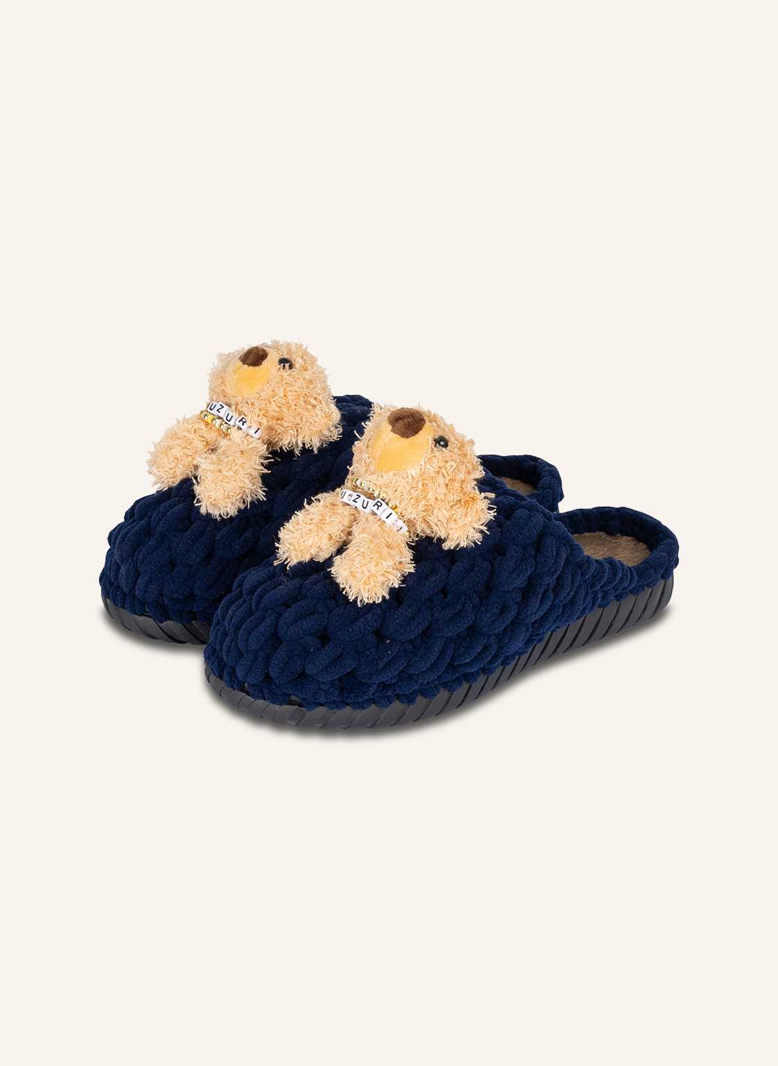 Uzurii Pantoffeln Pantoffel Boo Boo blau von uzurii