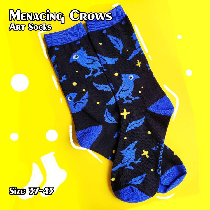 Bedrohliche Krähen - Art Socken Bedrohliche Krähen - Art Socken von v0idlessStore
