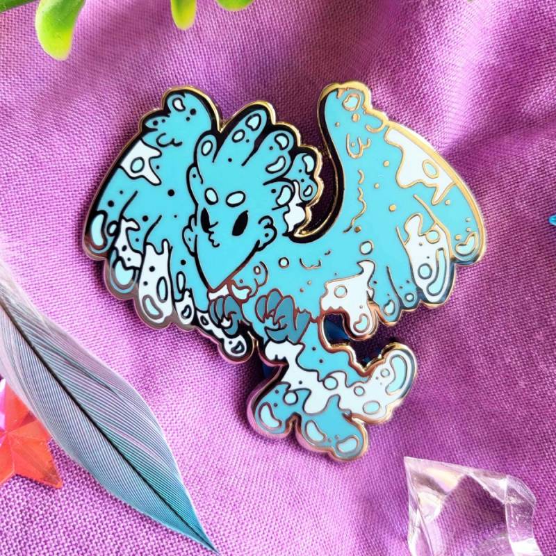 Elementar Vögel - Wasser Enamel Pin Elementar Vögel - Wasser Enamel Pin von v0idlessStore
