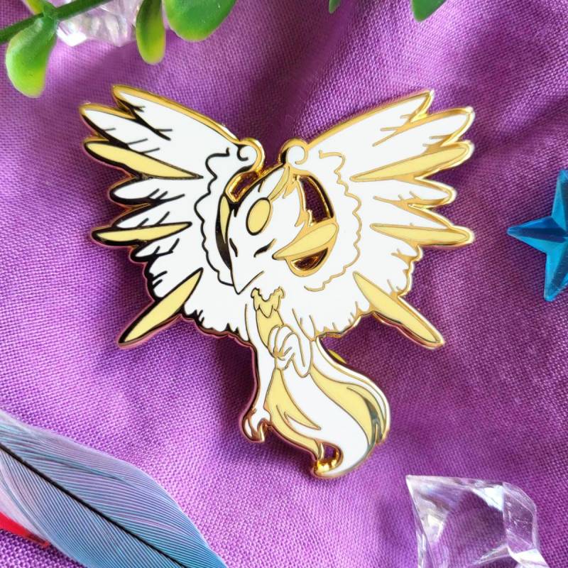 Federleichter Elemental Birds - Light Pin Aus Emaille Federleichter Elemental Birds - Light Pin Aus Emaille von v0idlessStore