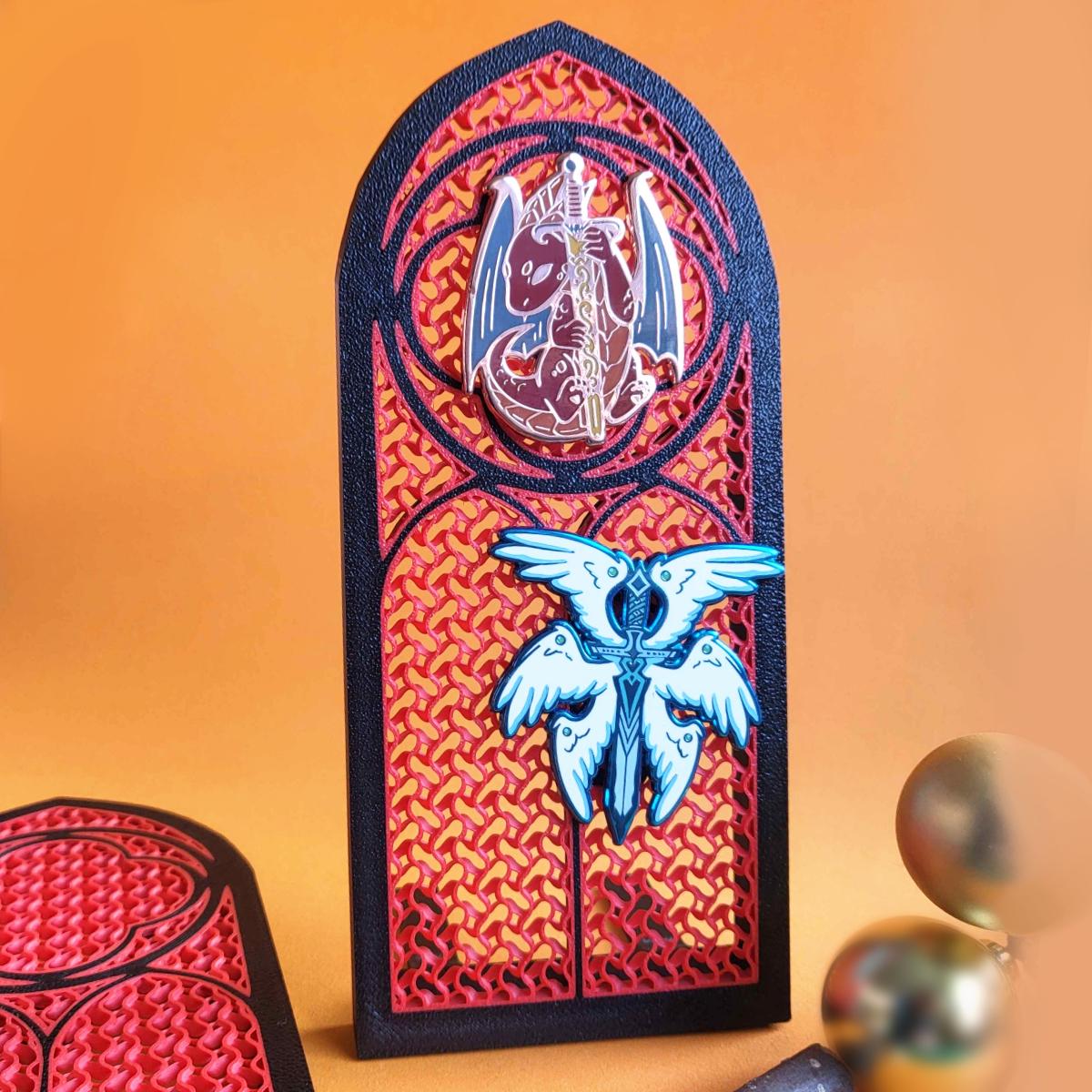 Kirchenfenster - Pin Display von v0idlessStore