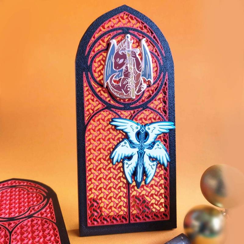 Kirchenfenster - Pin Display von v0idlessStore