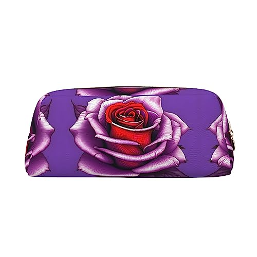 vacsAX Fuchsia Rose Bleistift Fall Bleistift Tasche Münzbeutel Kosmetiktasche Büro Schreibwaren Organizer Tragbare Bleistift Tasche von vacsAX