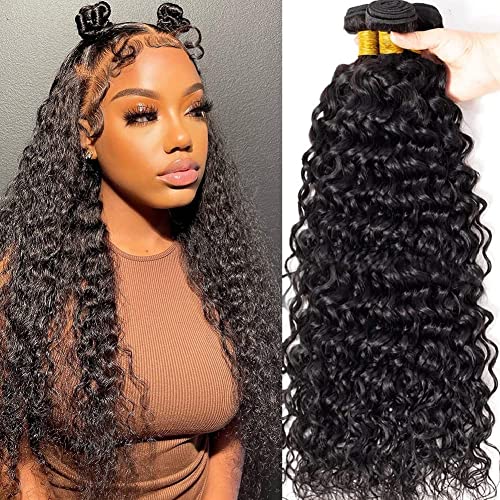 vallbest Haarverlängerungen aus brasilianischem Echthaar, gewellt, gewellt, für schwarze Frauen, 10 A, 40,6 cm, 45,7 cm, 50,8 cm, 3 Bündel vallbest Haarverlängerungen aus brasilianischem Echthaar, gewellt, gewellt, für schwarze Frauen, 10 A, 40,6 cm, 45,7 cm, 50,8 cm, 3 Bündel von vallbest