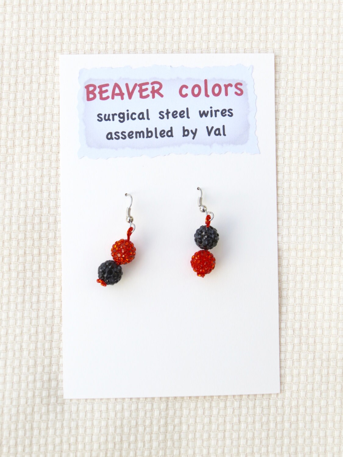 Oregon Biber Ohrringe von valsfestivefood