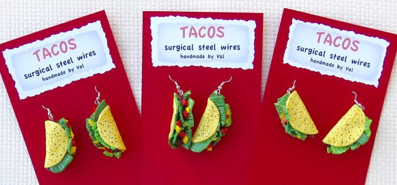 Taco Ohrringe+ von valsfestivefood