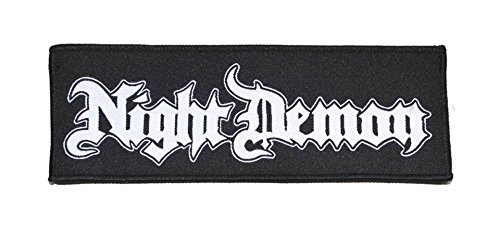 value-merch NIGHT DEMON - Logo - Aufnäher/Patch Longstripe von value-merch