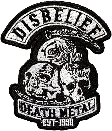 value-merch DISBELIEF - Death Metal - Aufnäher/Patch - ca. 8 x 10 cm von value-merch