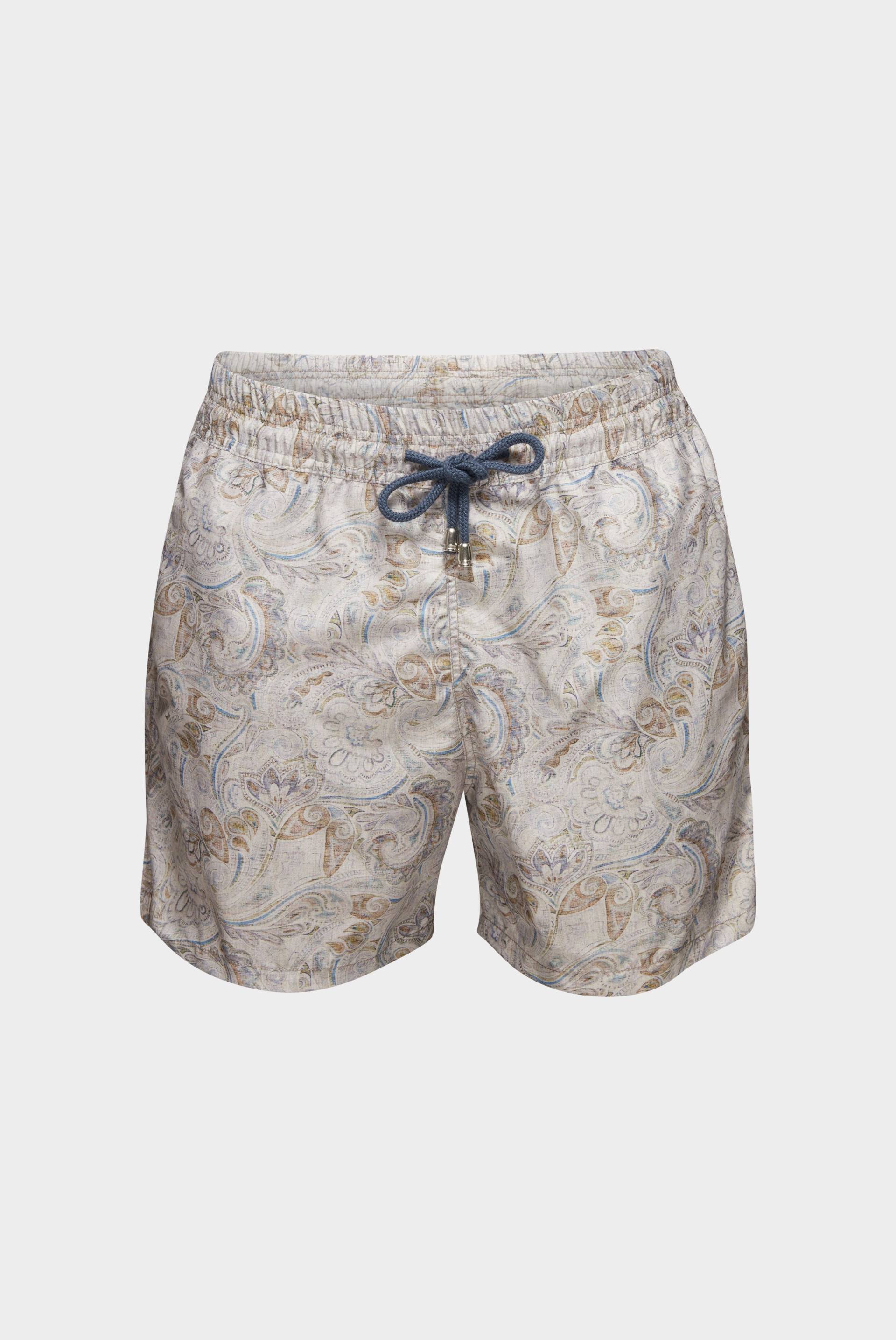 Badeshorts mit Paisley-Muster von van Laack