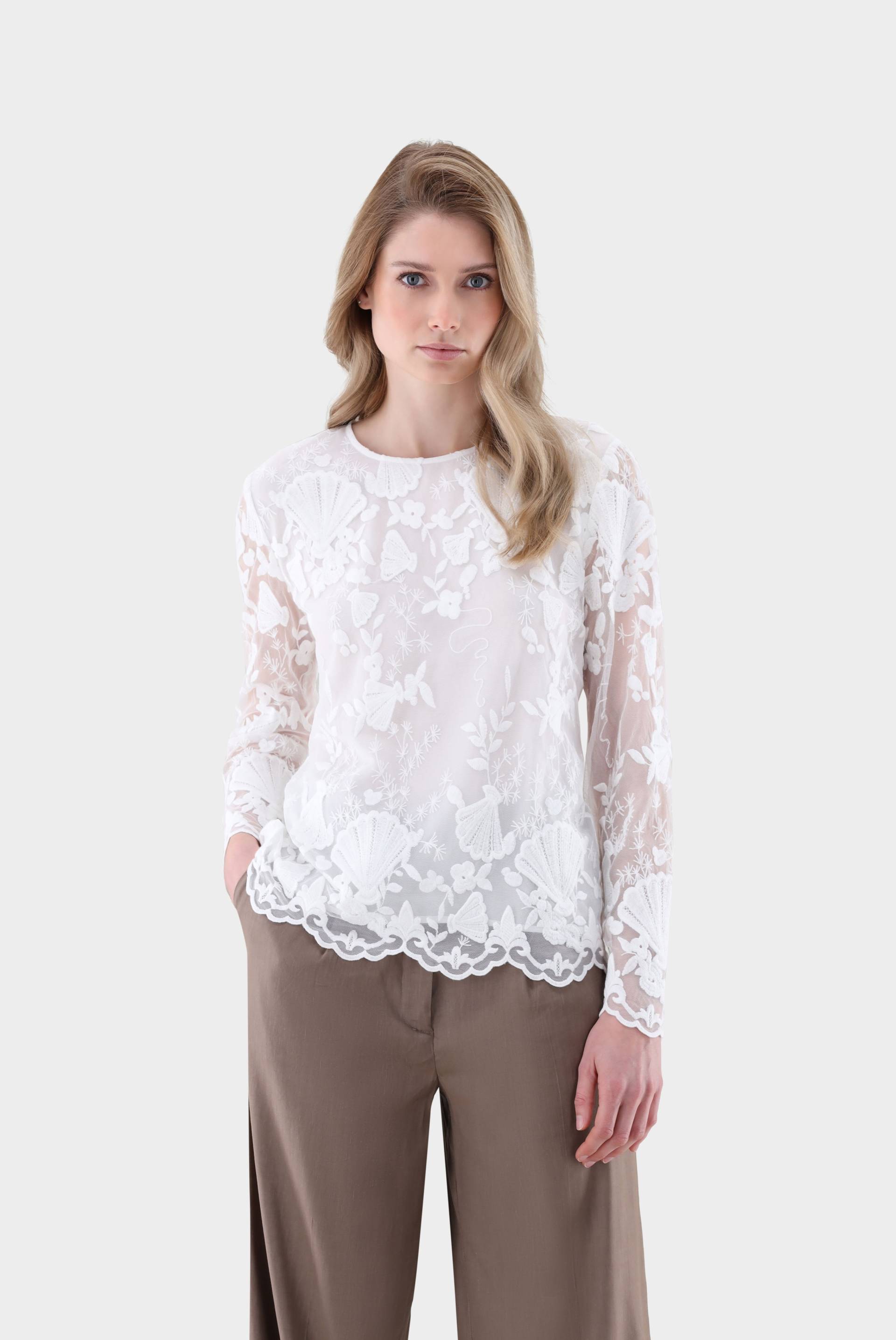 Besticktes Blusentop von van Laack